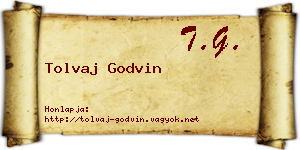 Tolvaj Godvin névjegykártya